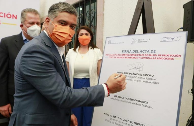 Instalan Comités de Salud para Prevención de Enfermedades y Riesgos Sanitarios en Coacalco