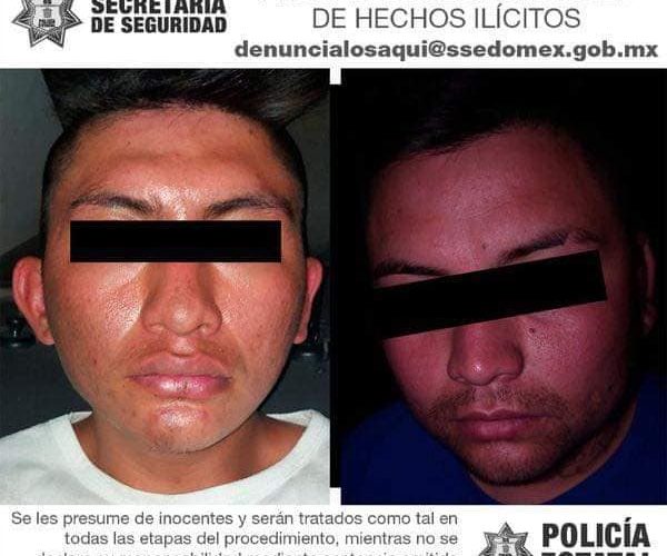 Detienen a dos presuntos extorsionadores en Sta.Ma.Gpe. La Quebrada