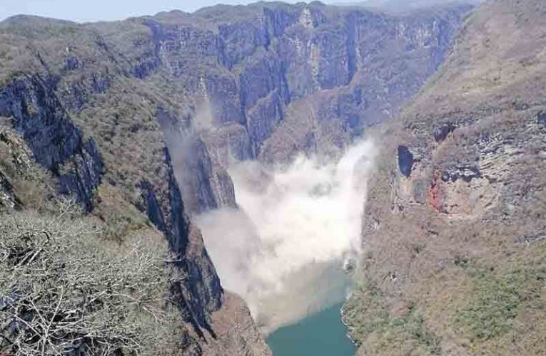Se deslizó pared del Cañón del Sumidero