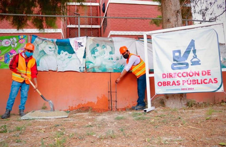 Inician tres obras más para beneficio de escuelas de Coacalco