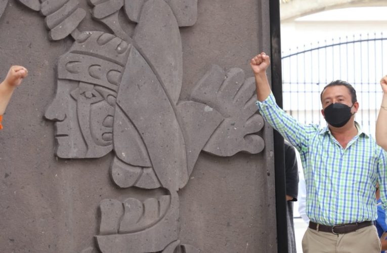 Cambió la imagen de Calzada de Guadalupe, Aldo Ledezma hizo entrega de obras