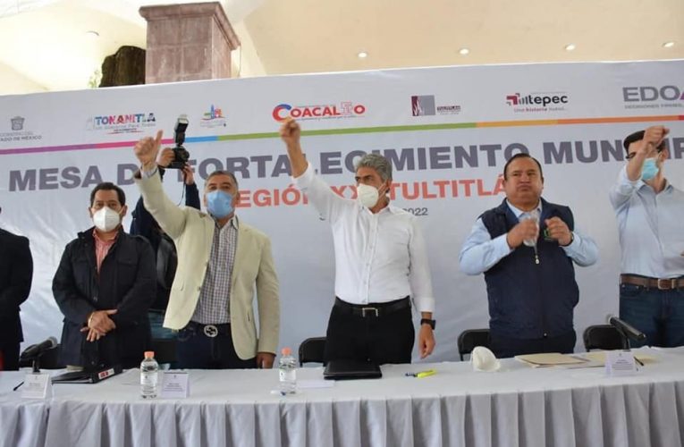 Alcalde de Coacalco resalta construcción de Hospital General en mesa de Fortalecimiento Municipal