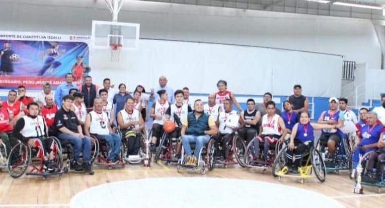 Se efectuó en Cuautitlán Izcalli hexagonal de basquetbol de deporte adaptado