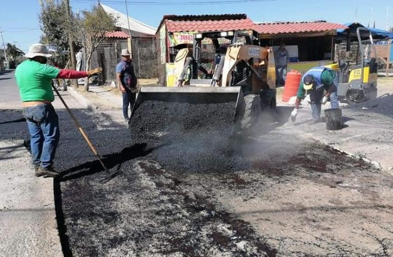 Más de 17 mil metros cuadrados de calles mejoradas y casi tres mil baches cubiertos en primeros cuatro meses de la administración izcallense