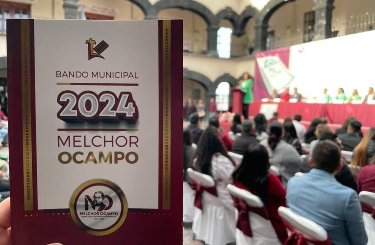 PROMULGA GOBIERNO DE #MelchorOcampo EL #BandoMunicipal2024